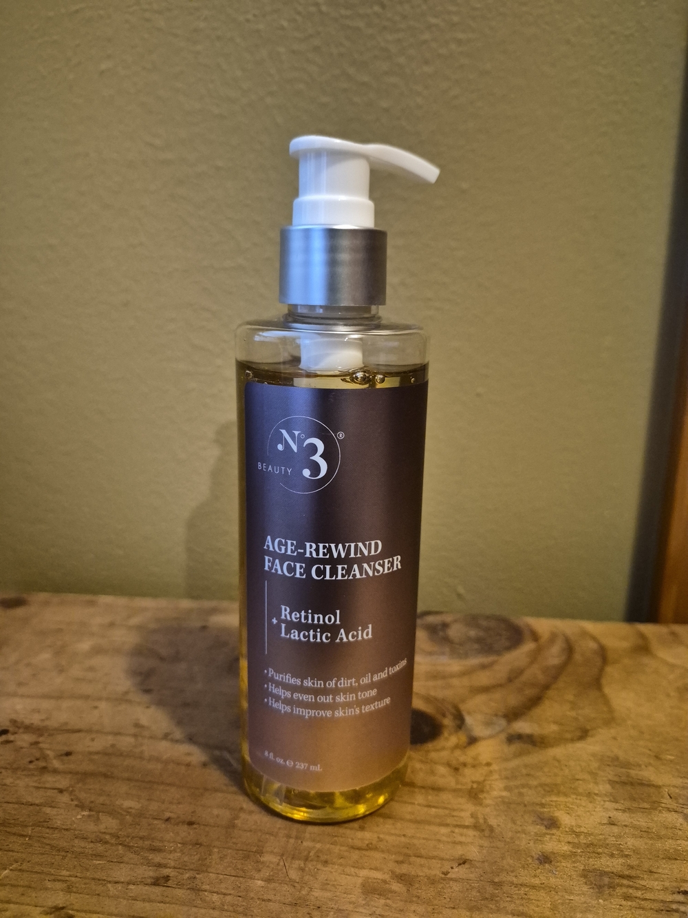 Face Cleanser With Retinol. Lactic Acid No.3 Beauty Age-Rewind